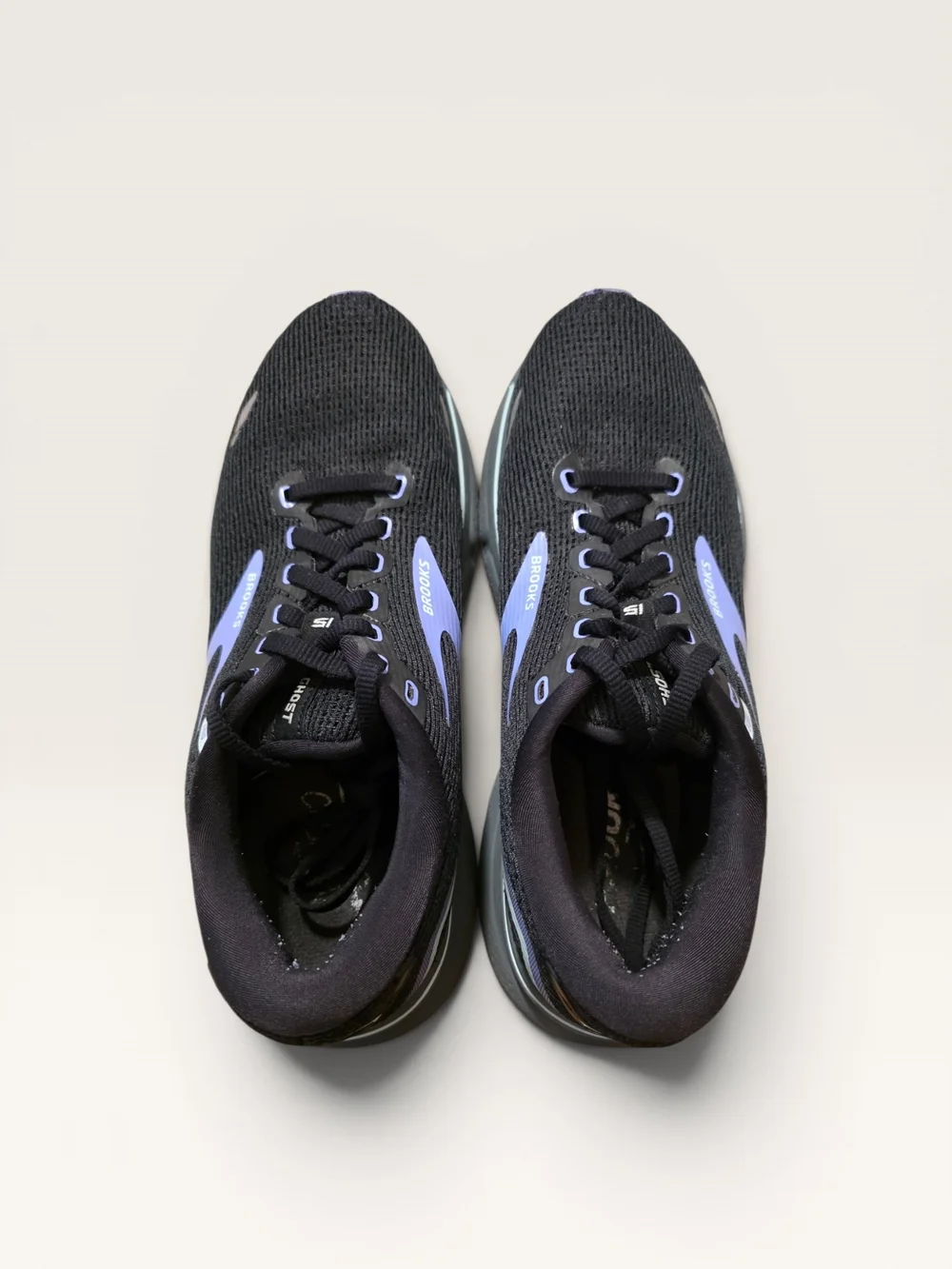 Brooks Ghost 15 Women's Size 8 Black Jacaranda Salt Running Shoes 1203801B011